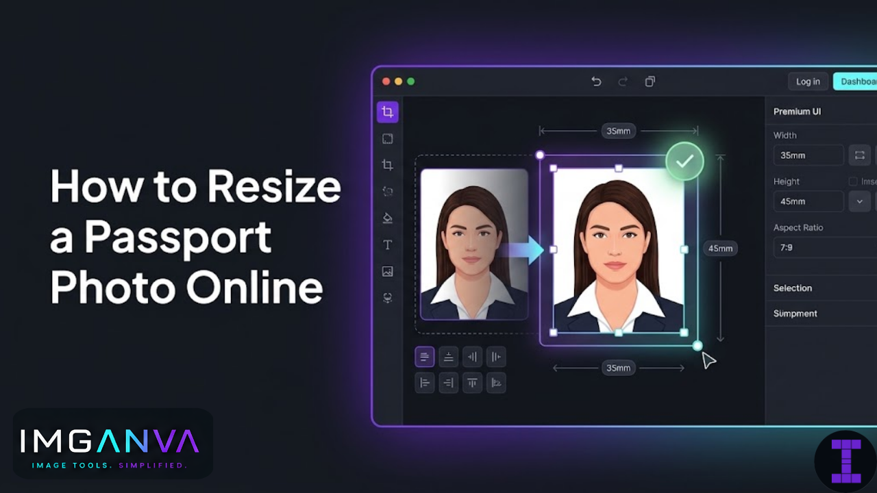 resize passport photo online